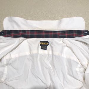 Rugby Ruffled Sleeve White Oxford